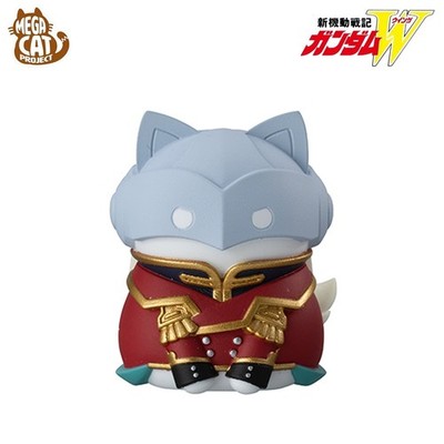 新品未使用　権太のコンパクトゲージ　イヌ、ネコ、用ですが　うさぎなども Mega Cat Project Mobile Suit Gundam Wing Nyandam W Mini Figure