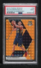 2019 Panini Mosaic Fluorescent Orange Prizm /25 Bojan Bogdanovic PSA 9 MINT 5ub