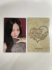 IVE gaeul photocard of idolstage fansign pob from mini album empathy era 
