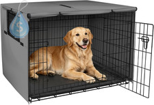 Dog Crate Cover, 42 Inches, Grey