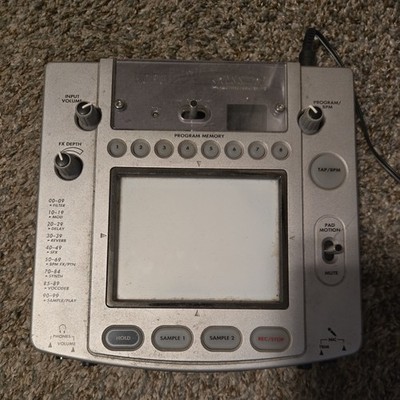 Korg KAOSS PAD KP2 Tabletop Sampler & Sequencer w/ Effects Reverb, RCA, Silver