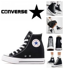 CONVERSE Chuck Taylor All Star Classic Wedge Platform Sneaker Womens Sz 11 Black