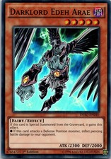 Yugioh Darklord Edeh Arae DESO-EN040 1st Edition Super Rare NM