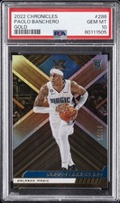 2022 PANINI CHRONICLES GOLD #286 PAOLO BANCHERO 10/10 PSA 10