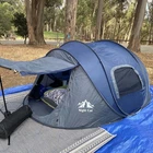 Night Cat Pop-Up Camping Tent with Instant Setup, 2-3 Person Tent Family Hiking