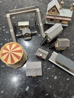 00 Gauge Model Railway Buildings Railway Infrastructure Job Lot.