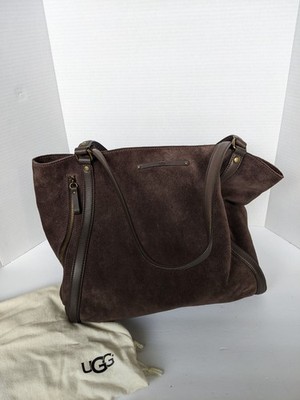 Ugg Suede tote bag chestnut color