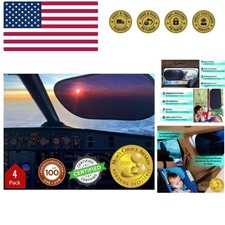 Car Window Shades - Certified 99.79 UVA  99.95 UVB Sun Protection. car Su...