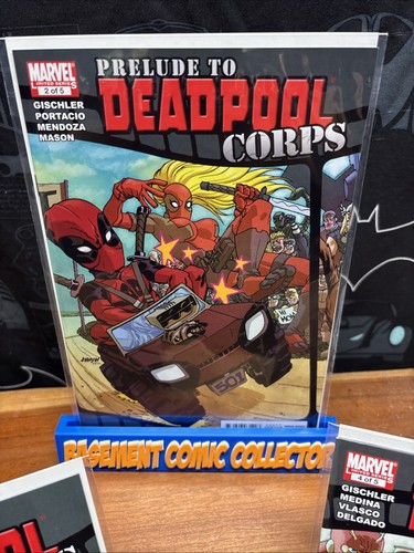 Lotto PRELUDE TO DEADPOOL CORPS Marvel 2010 #2-4 1° Kidpool 1° Dogpool Nice - Foto 2 di 4