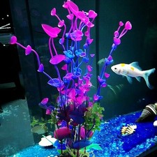 Artificial Plant - Colorful Purple Decoration for Fish Tank - Aquarium Ornament