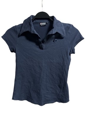Lotto Damen Polo Shirt Dunkelblau Kurzarm Größe S/M