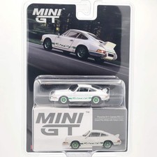 Mini GT Porsche 911 Carrera RS 2.7 - 1:64, Grand Prix White w/ Green Livery