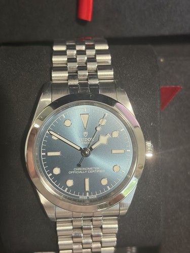 Tudor Black Bay One Blue Dial 39mm Automatic Watch 79660 w/ Bo...