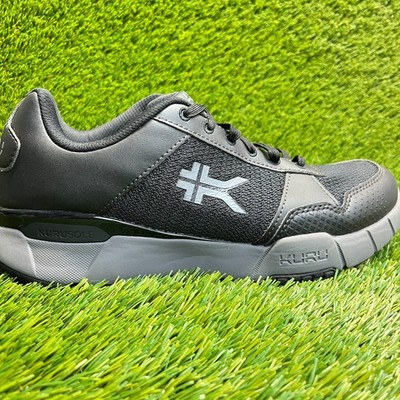 Kuru Quantum 2.0 Mens Size 10E Jet Black Gray Athletic Running Shoes Sneakers