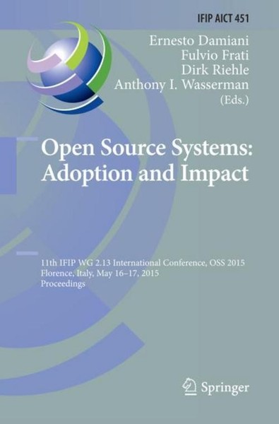 Open Source Systems: Adoption And Impact Ernesto Damiani-image