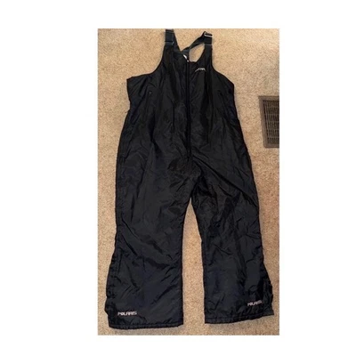 Polaris Winterwear Mens Black Insulated Snow Bibs Overalls 3XL Snowmobile - Image 1 of 4