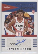 2019-20 Panini Chronicles Hometown Heroes Rookie 48/99 Jaylen Hoard Auto 09c4