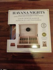 Havana Night Luxus Schreibtisch Zigarren Humidor