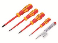 Bgs Technic Vde-Elektriker-Schraubendreher-Satz Dyt 35815, 5-Tlg.