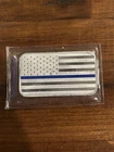 1 oz .999 Silver Colorized Bar American Flag The Thin Blue Line Police