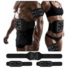 EMS Abdominal Muscle Toning Trainer ABS Stimulator Toner Fitness Binder Gym Belt