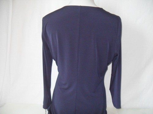 Calvin Klein Indigo (Navy) 3/4 long Sleeve Dress Size 8 New - Picture 5 of 17