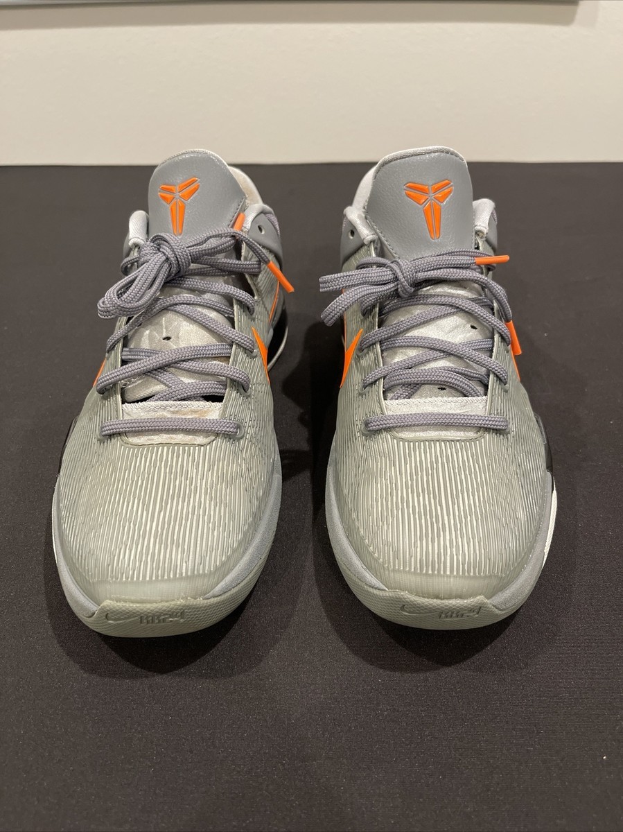 Mens NIKE ZOOM KOBE VII 7 SYSTEM WOLF GREY ORANGE PROTRO  display picture 2