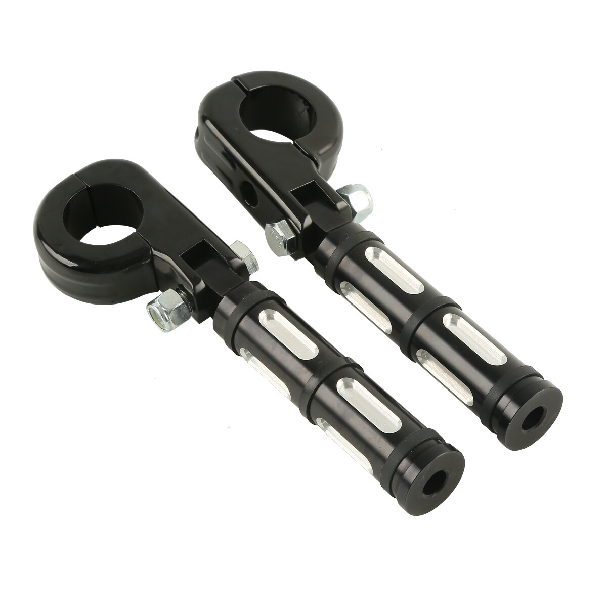 Kuryakyn Chrome Brute Highway Peg Mounts With 1 1/4 In. Clamps