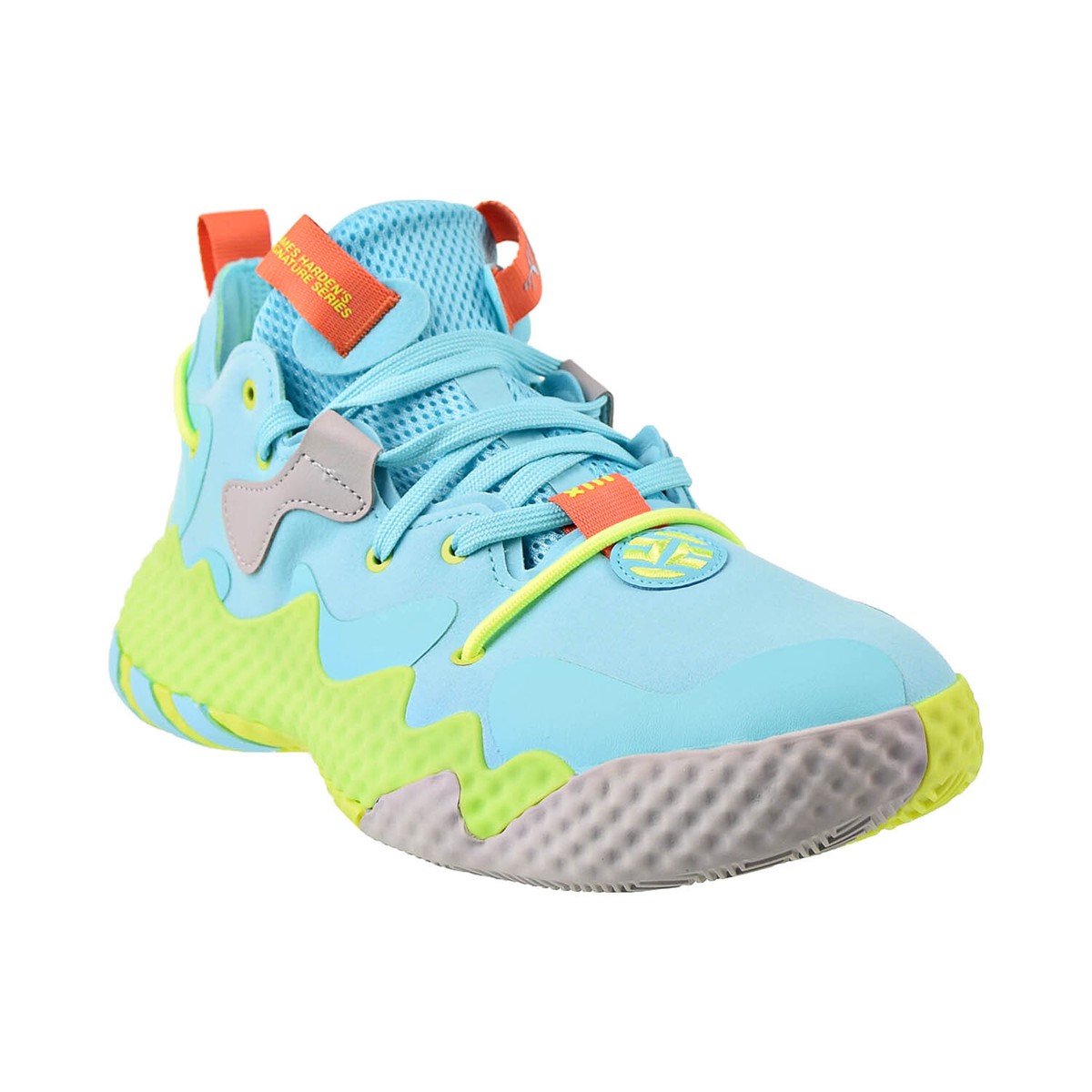 Adidas Harden Vol.6 Men's Basketball Shoes Pulse Aqua-Orange