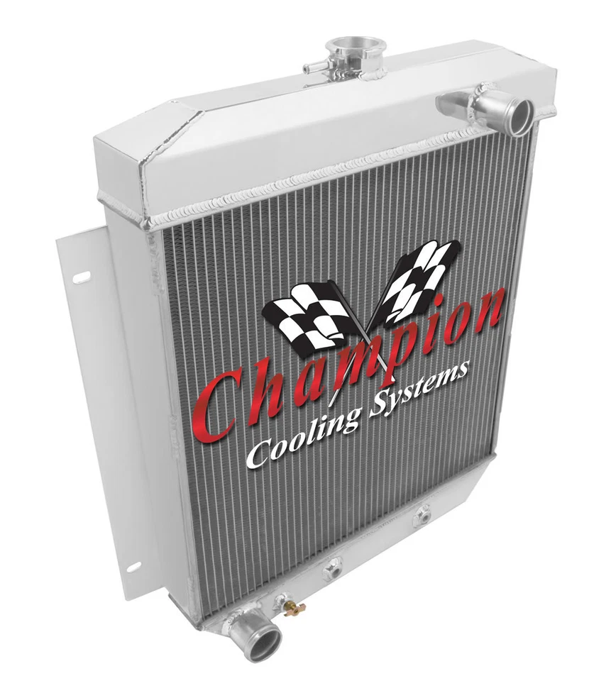 2 Row Kool Champion Radiator for 1954 1955 1956 Ford Skyliner V8 Engine #EC5456 - Imagem 3 de 4