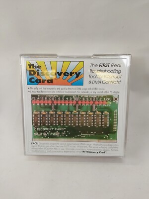 New ALL MICRO THE DISCOVERY CARD FOR WINDOWS. INTERRUPT N DMA TROUBLESHOOTING