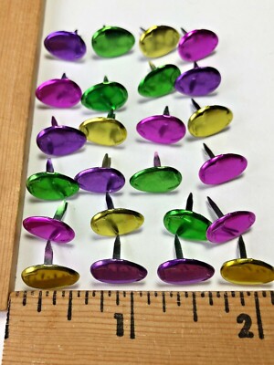 Colored Easter Egg Brads - 24 pieces - NEW | eBay