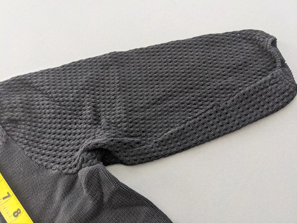 Norton McNaughton размер XL женщин укороченный свитер черный китайский тени цветок РЕДКАЯ - Изображение 4 из 4