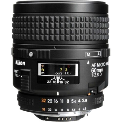 (Open Box) Nikon Micro-NIKKOR 60mm f/2.8 D AF Macro Nikon F-Mount Lens #2