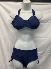 Women s Two Piece Bikini Navy Blue Size L