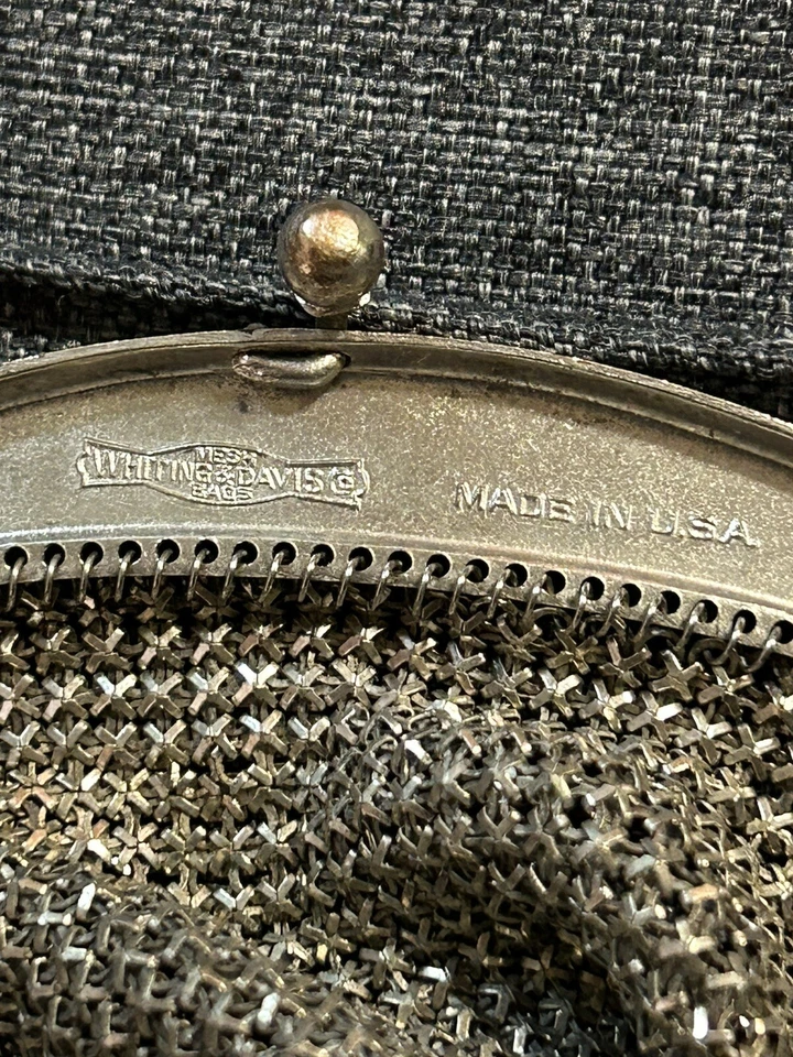 Vintage Whiting & Davis Mesh Clutch & Flapper Purse Gold & Silver Tone Lot!!! - Image 3 of 4