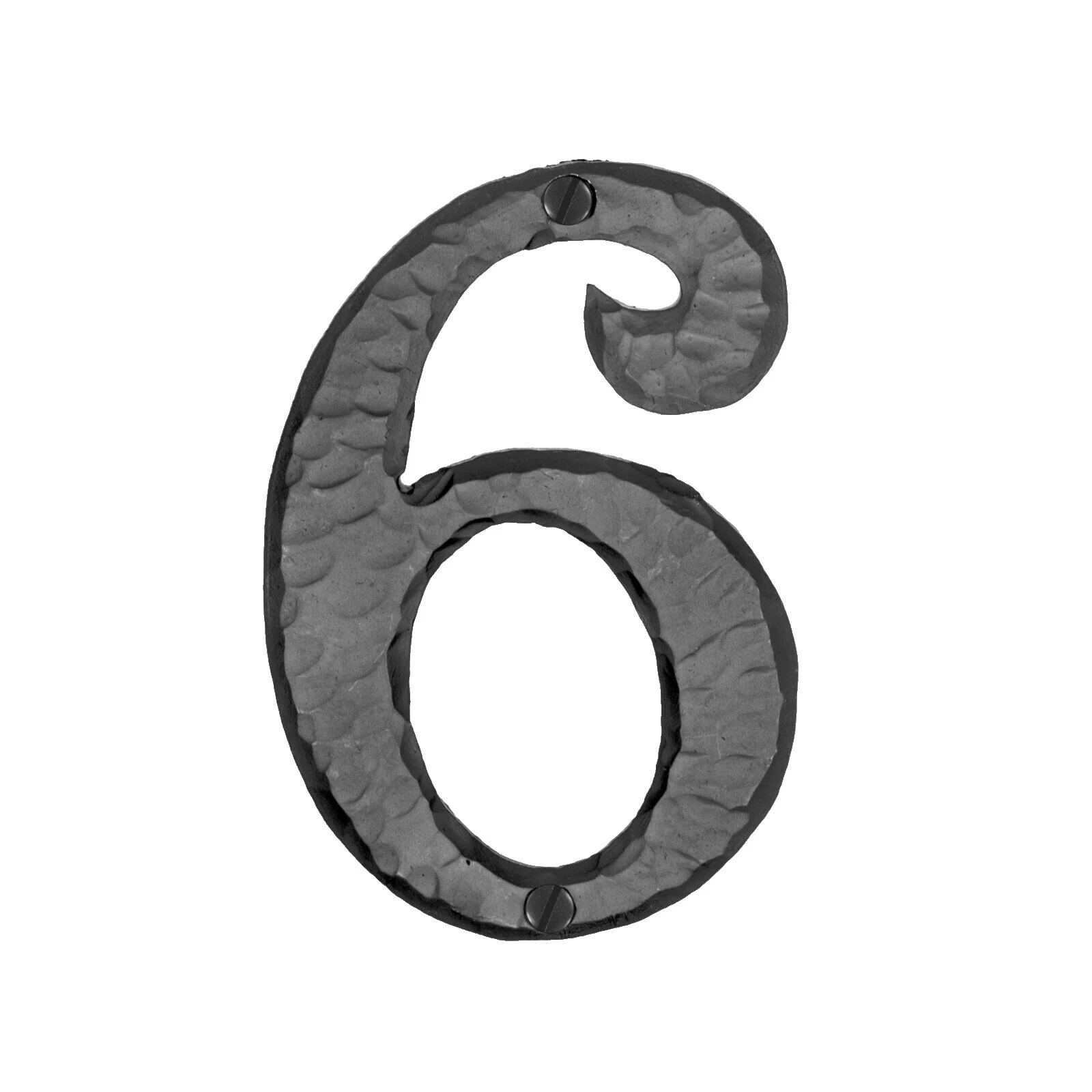 Los números de hierro negro Placas Y Letreros Decoración para el Hogar