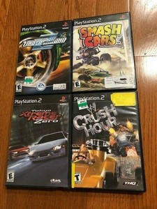 Wwe Crush Hour Nfs Underground 2 Smash Cars Tokyo Racer Zero Ps2 4 Game Lot Ebay