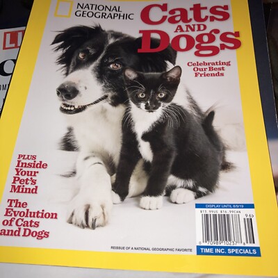 National Geographic -Cats and Dogs 2019 Celebrating Our Best Friends. T-540