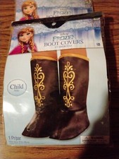 Disney Frozen 2 Princess Anna Halloween Boot Covers Child Cosplay Costume