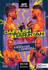 UFC Austin Fight Poster 11x17 Inches - Dariush vs Tsarukyan | Hooker vs Green