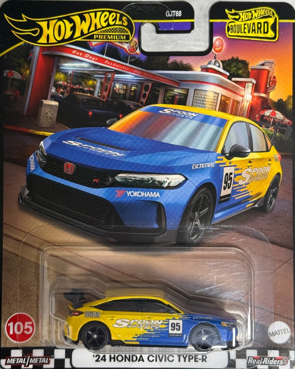 2024 Hot Wheels Boulevard # 105 '24 Honda Civic Type -R,Free