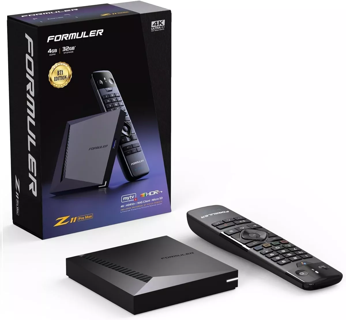 Formuler Z11 PRO MAX BT1 EDITION BLUETOOTH Mytvonline3 Android11 UK PLUG  32GB