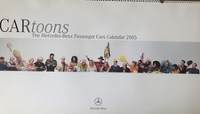 MERCEDES BENZ PKW KALENDER 2005 „Cartoons“ WANDKALENDER in Originalverpackung