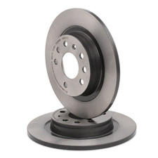 Image of Delphi BG3731C Rear Brake Disc Set 278mm Coated For Vauxhall Vectra C Saab 9-3