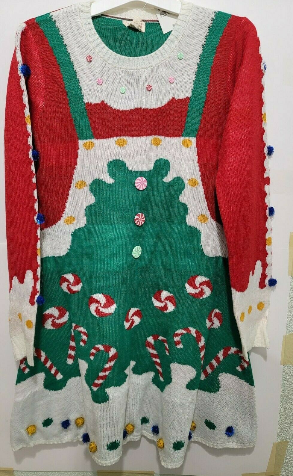 gingerbread sweater dress