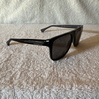 Emporio Armani OEA4058 ブラックサングラス 58mm Amazon.com: Emporio Armani Men's EA4058 Rectangular
