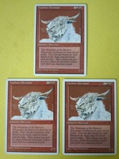 Hurloon Minotaur - Fourth Edition - MTG (Set of 3)