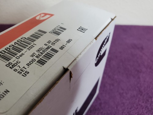 Genuine CUMMINS ISX QSX Standard Rod Bearing Set STD 4089405 - Picture 3 of 3