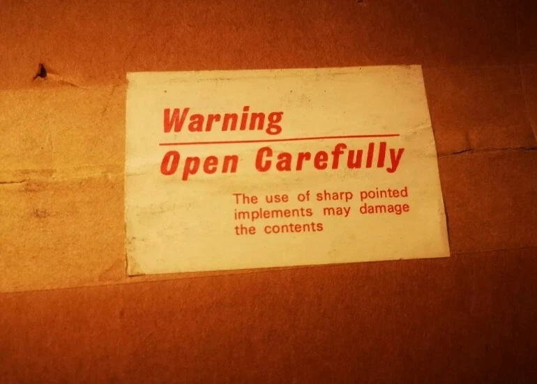 New Old stock beautiful vintage 1960s brushed steel British Serving Tray boxed  - Image 3 of 4